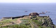 Batterie d'artillerie de côte, Île aux Moines (Perros-Guirec)