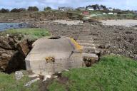 Bunker-poste d'observation et de tir dit Tobruk-Stand nord, Île Percée (Moëlan-sur-Mer)