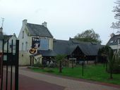 Conserverie de sardines dite Usine Poriel, actuellement crêperie de Toul Boss, 1 place d'Ys, Morgat (Crozon)