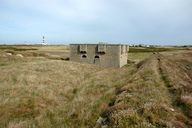 Batterie d'artillerie de côte et corps de garde crénelé, Locqueltas (Ouessant)