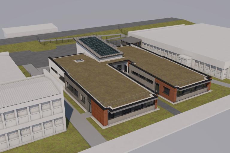 Infirmerie du lycée Paul Sérusier, avenue Waldkappel (Carhaix-Plouguer)