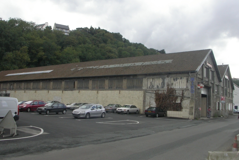 Usine de chaudronnerie Chaffoteaux et Maury, puis entrepôt commercial, quai d'Armez, port du Légué (Saint-Brieuc)