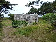 Corps de garde crénelé actuellement maison, batterie du Bugul (Locmaria)