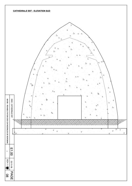 Dom-bunker Est dit "T5" puis entrepôt, aire de réparation navale, port de pêche de Keroman (Lorient)