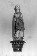 Statue (d'applique, demi-nature) : sainte femme, église Paroissiale Saint Pierre (Plouguernével)