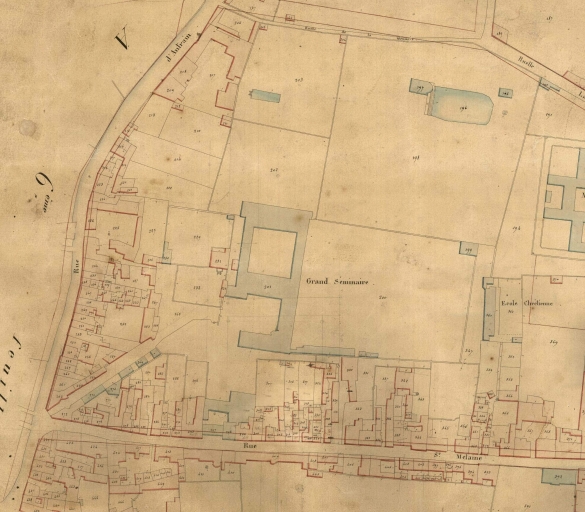 Ancien couvent des Carmélites, puis séminaire, rue d' Antrain (Rennes)