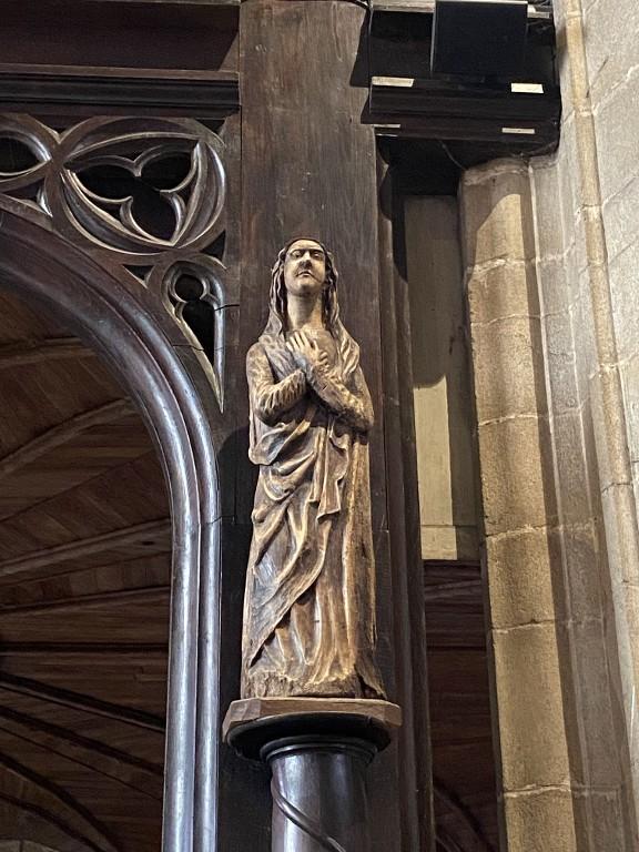 Statuette : Vierge, église Saint-Armel (Ploërmel)