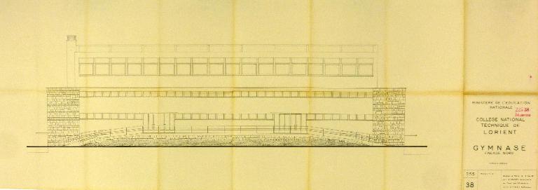 Gymnase du lycée Colbert, 117 boulevard Léon Blum (Lorient)