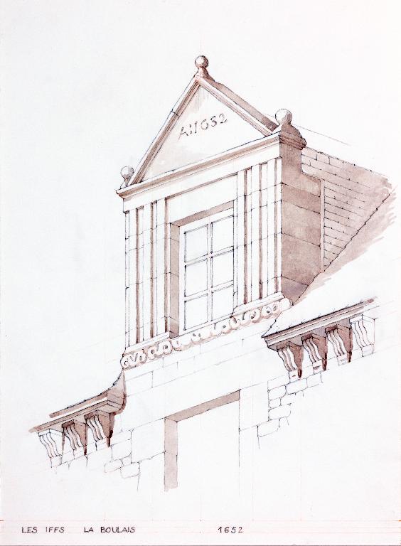Maison de marchand, la Boulais (Les Iffs)