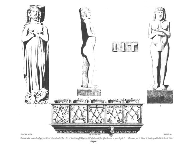 Cénotaphe de Jeanne de Léon, église Saint-Armel (Ploërmel)