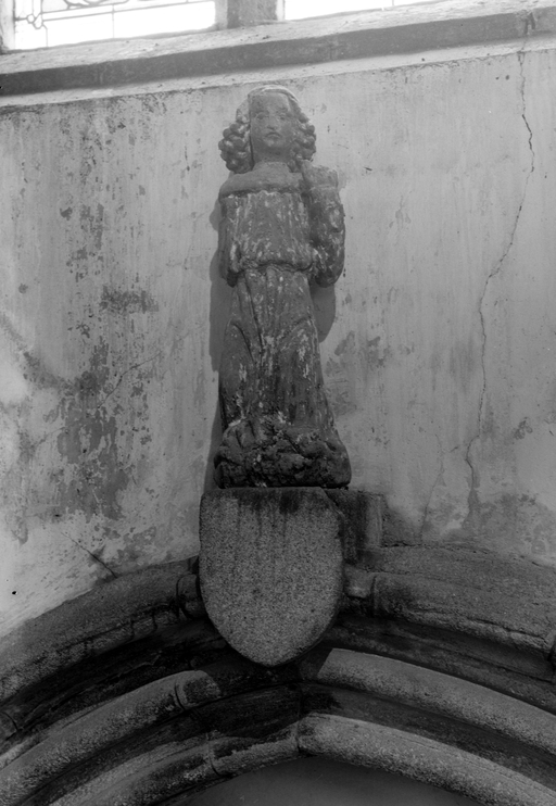 Statue (d'applique, statuette) : ange, église paroissiale Notre-Dame (Plévin)