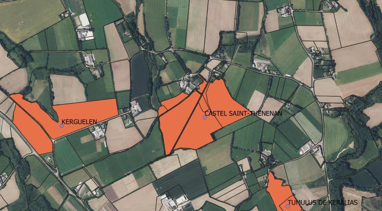 Site archéologique de Lesquélen : motte et basse-cour, La Salle (Plabennec)