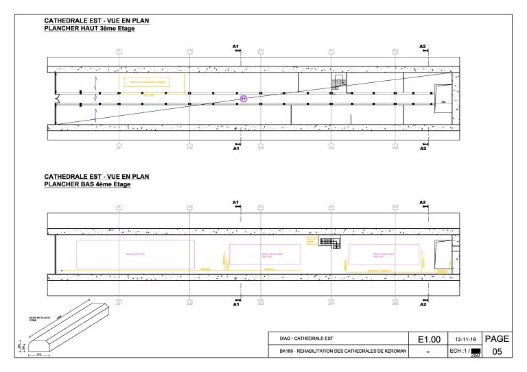 Dom-bunker Est dit "T5" puis entrepôt, aire de réparation navale, port de pêche de Keroman (Lorient)