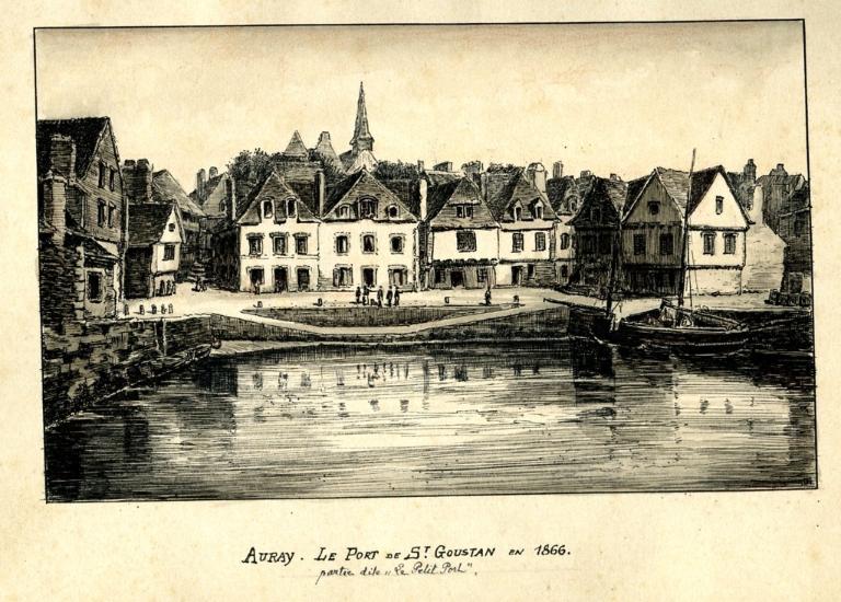 Maisons en pan de bois disparues d'Auray