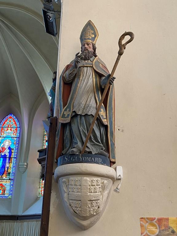 Statue : Saint Guyomard, église paroissiale Saint-Guyomard (Saint-Guyomard)