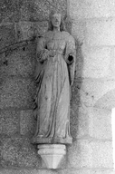 Statue (d'applique, grandeur nature), chapelle Saint Lubin (Kergrist-Moëlou)