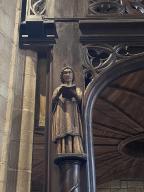 Statue : Saint Jean (?), église paroissiale Saint-Armel (Ploërmel)