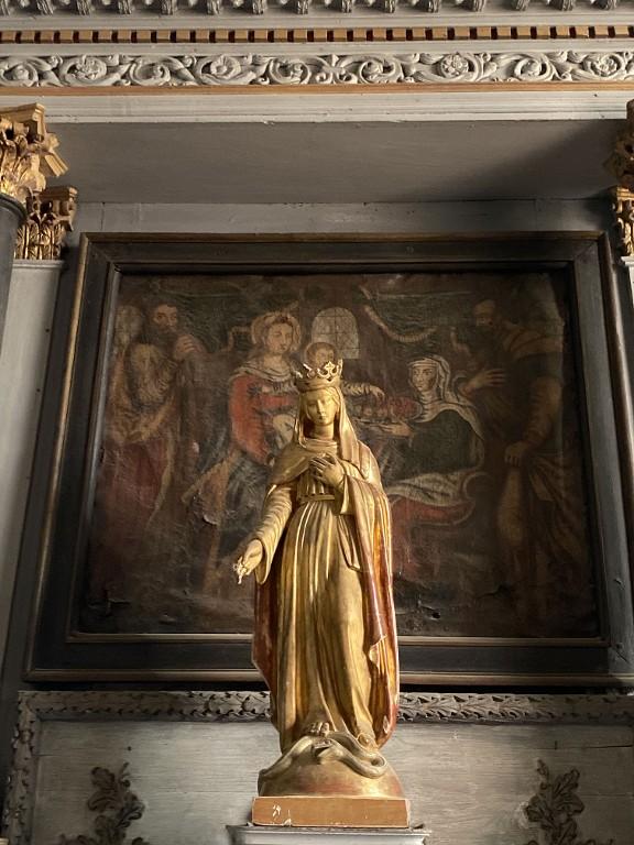 Statue : Immaculée Conception, église Saint-Samson (Helléan)