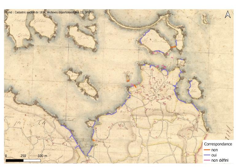 Les constructions littorales en pierre sèche entre Penvénan et Plouguiel