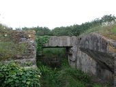 Bunker - casemate de type 626 avec toit blindé pour un canon de 7,5 cm ou 7,62 cm, Énez Terc'h (Plouguerneau)