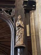 Statuette : Vierge, église Saint-Armel (Ploërmel)