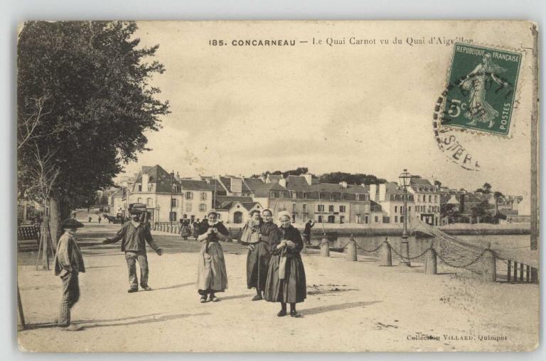 Les quais du port de Concarneau, avant-port et arrière-port (Concarneau)