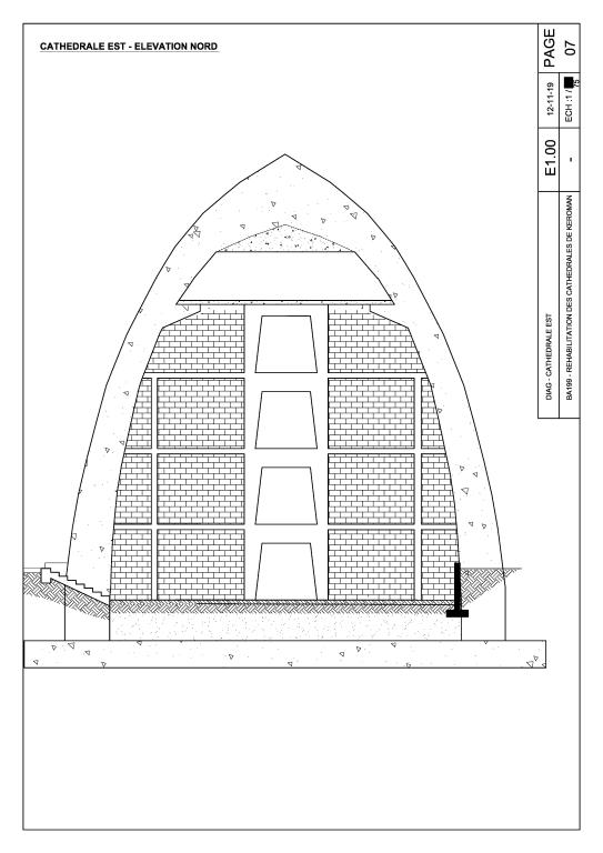 Dom-bunker Est dit "T5" puis entrepôt, aire de réparation navale, port de pêche de Keroman (Lorient)