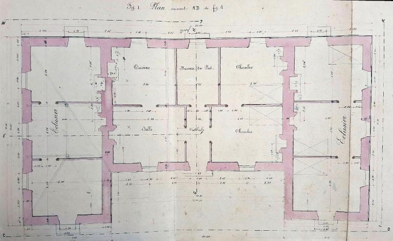 Maison dite des éclusiers, L'île Sèche (Saint-Brieuc)