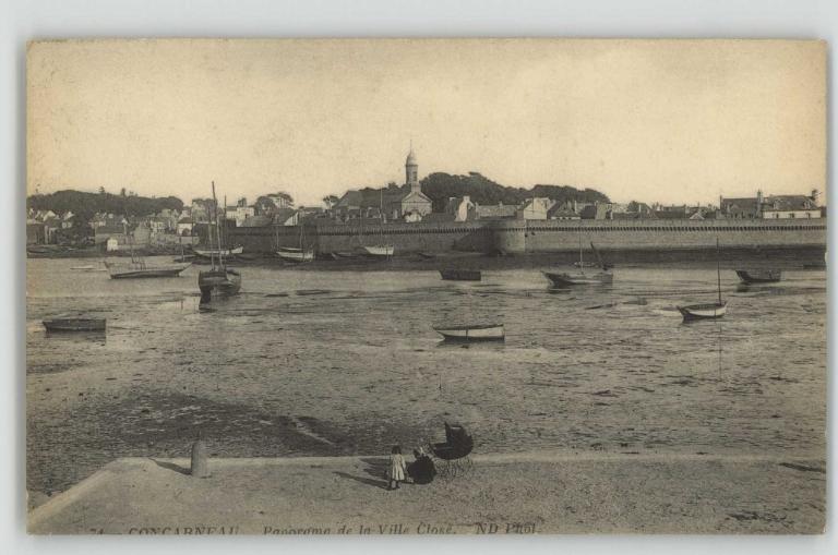 Les quais du port de Concarneau, avant-port et arrière-port (Concarneau)