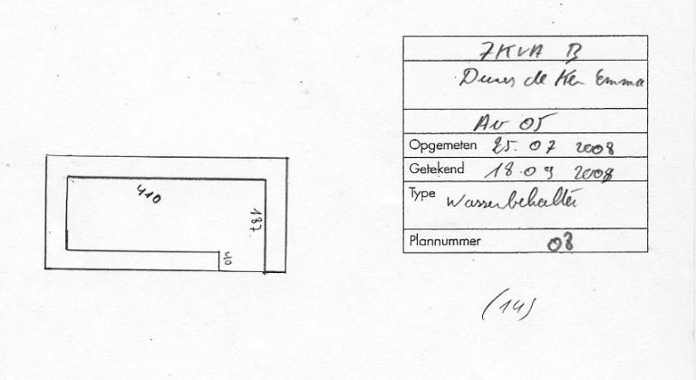Bunker-abri pour une citerne à eau, pointe d’Enez-Vihan, Dunes de Keremma (Tréflez)