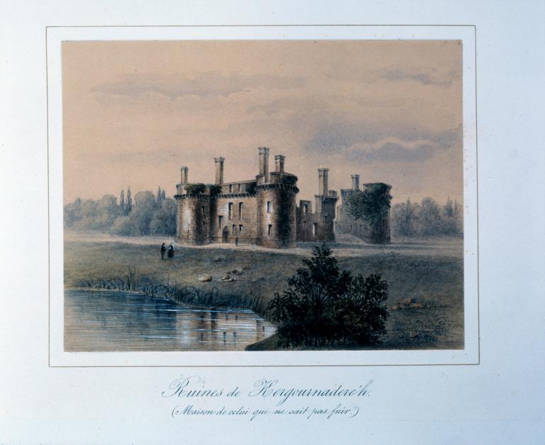 Château de Kergournadec’h et son enceinte défensive (Cléder)