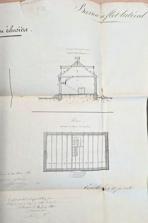 Maison dite des éclusiers, L'île Sèche (Saint-Brieuc)