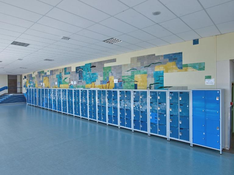 La décoration au titre du 1% artistique de la cité scolaire de l'Harteloire, 1 rue Bertrand Du Guesclin (Brest)
