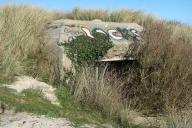 Bunker-abri-garage de type VF 5a pour un canon antichar, pointe d’Enez-Vihan, Dunes de Keremma (Tréflez)