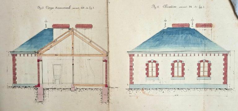 Maison dite des éclusiers, L'île Sèche (Saint-Brieuc)