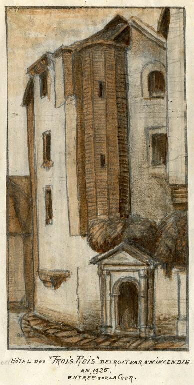 Maisons en pan de bois disparues d'Auray