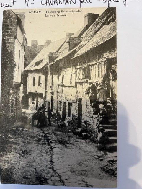 Maisons en pan de bois disparues d'Auray