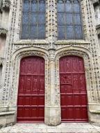 Paire de vantaux, portail nord, église Saint-Armel (Ploërmel)