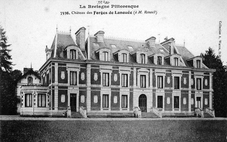 Château des Forges de Lanouée (Les Forges fusionnée en Forges de Lanouée en 2019)