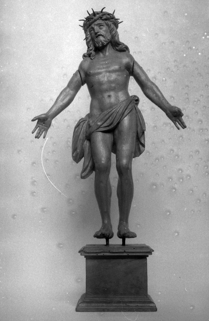 Statue (statuette) : Christ aux outrages, église paroissiale Saint-Sulpice (Fougères)