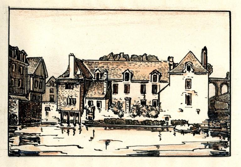 Maisons en pan de bois disparues d'Auray