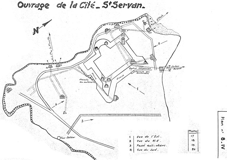 Fort de la Cité d'Aleth puis ensemble fortifié (Ra 230), actuellement Mémorial 39-45, Saint-Servan (Saint-Malo)