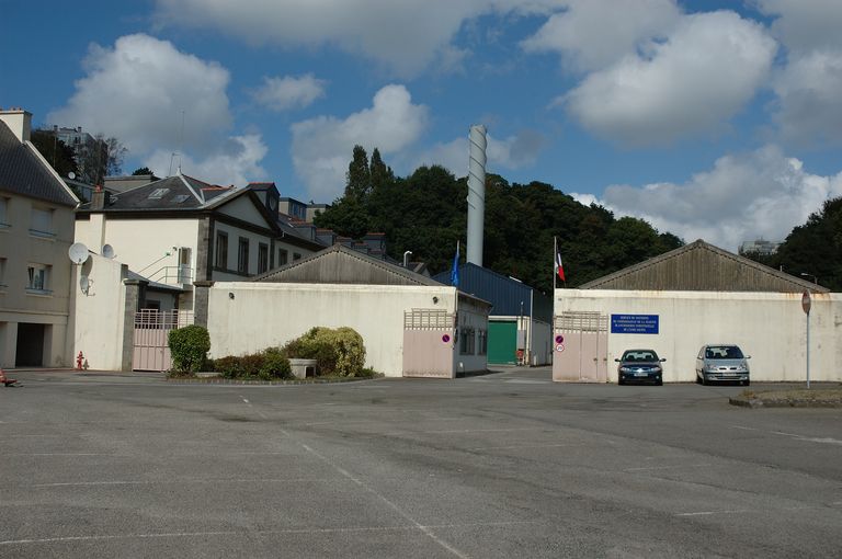 Buanderie de la Marine puis ateliers blanchisserie industrielle de l'Anse Saupin, rue de Normandie (Brest)