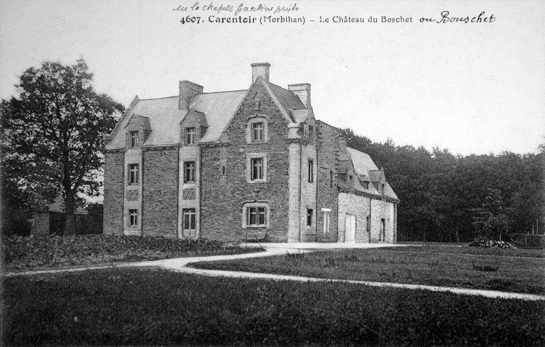 Château du Boschet ou du Bouschet (La Chapelle-Gaceline fusionnée en Gacilly en 2017)