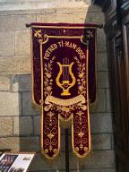 Bannière de la fanfare de Kerfeunteun, église de la Sainte-Trinité (Quimper, anciennement commune de Kerfeunteun)