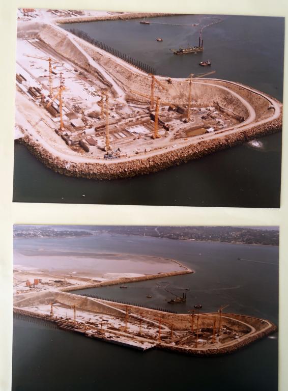 Forme de radoub n°3, quais de réparation n°4 et 5, port de commerce (Brest)