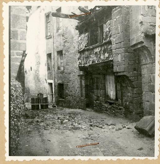 Maisons en pan de bois disparues d'Auray