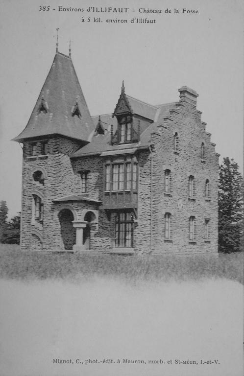 Demeure, dite château de la Fosse, le Chalais (Illifaut)