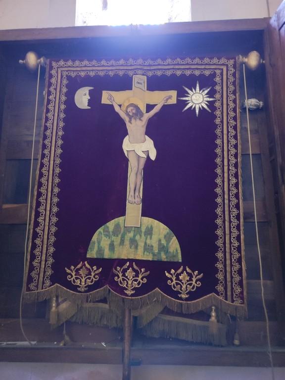 Ensemble de trois bannières de procession, église Saint-Pierre (Châteaubourg)
