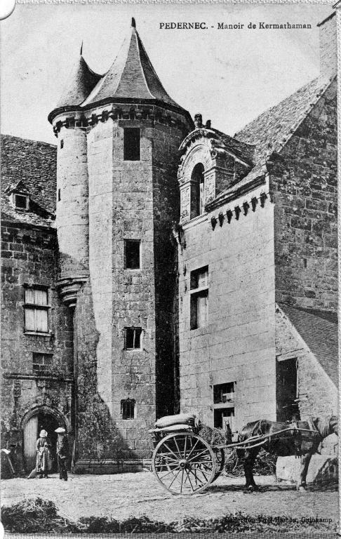 Ancien manoir de Kermathéman Braz (Pédernec)
